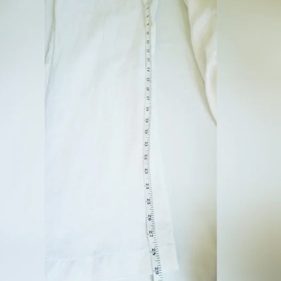 Juicy Couture White Linen Pants 100% Linen Exterior Adjustable drawstring and - Picture 11 of 13